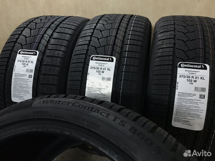 Continental ContiWinterContact TS 860S 275/35 R21 и 315/30 R21