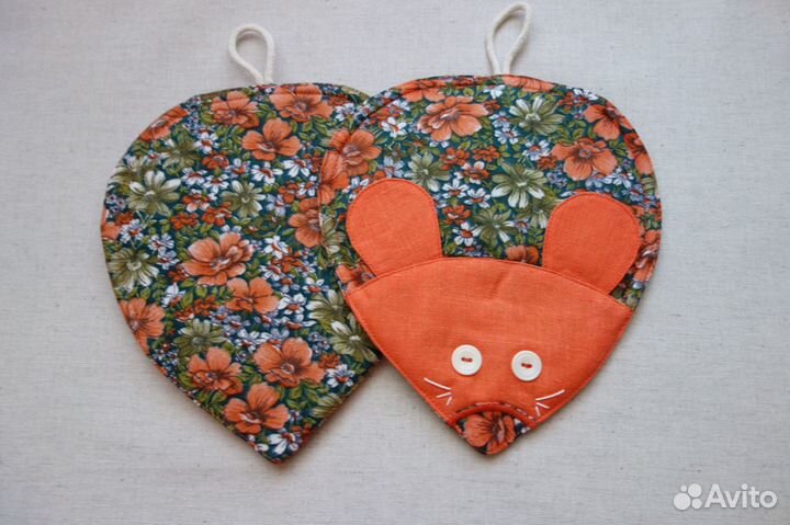 Прихватка, сувенир Мышонок