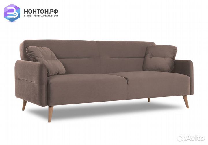 Диван книжка Хюгге коричневый