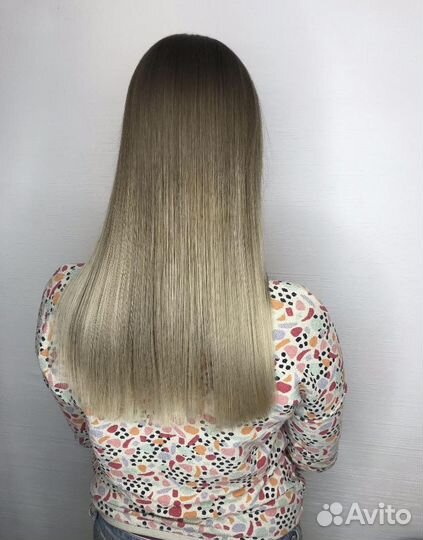 Кератиновое выпрямление волос