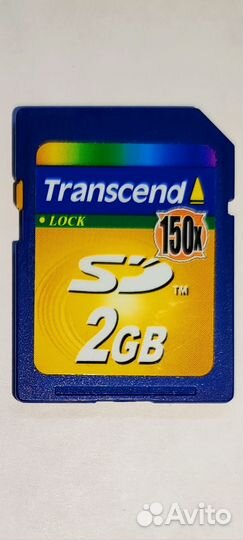 Карты памяти Transcend SD, олдовые