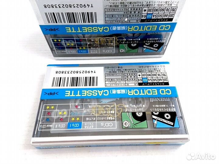 Аудиокассета кассета Maxell CD's I 60 - 1995 г
