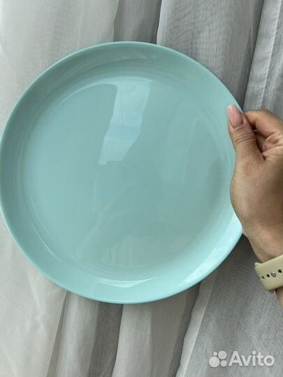 Тарелки luminarc большие цвет мятный