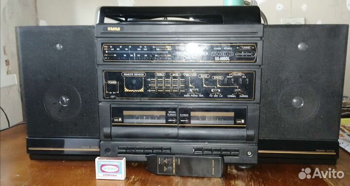 Музыкальный центр osaka os880dl +кассеты 30шт