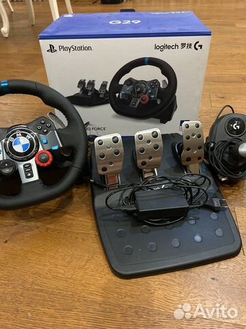 Игровой руль logitech g29 с кпп купить в Краснодаре | Электроника | Авито