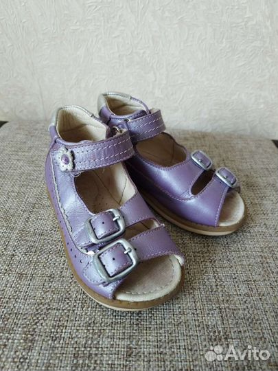 Босоножки из натуральной кожи, размер 24