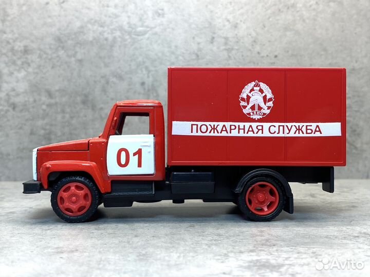 Модель газ-3307 пожарная охрана 1:43