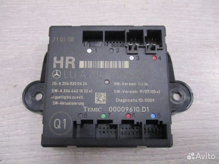 Блок управления TSG двери задний правый