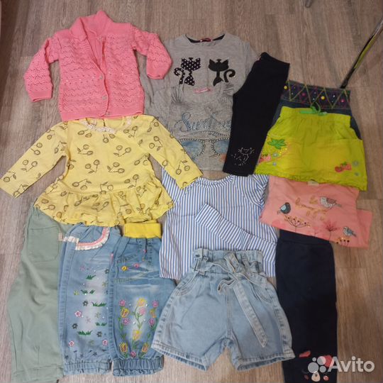 Вещи на девочку пакетом 86