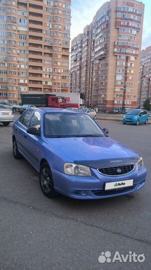 Hyundai Accent 1.5 МТ, 2003, 315 000 км