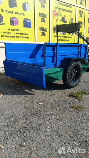 Телега прицеп для мотоблока Forza до 300кг, тормоз