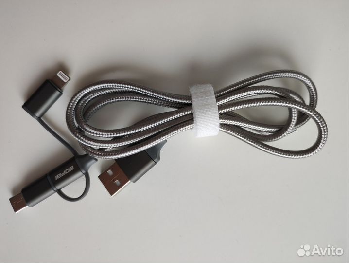Провод lightning usb 3 в 1