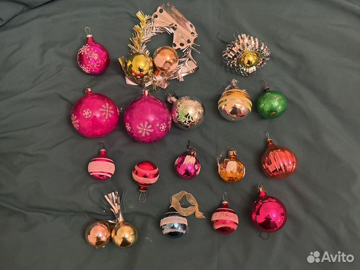 Новогодние игрушки на елку СССР