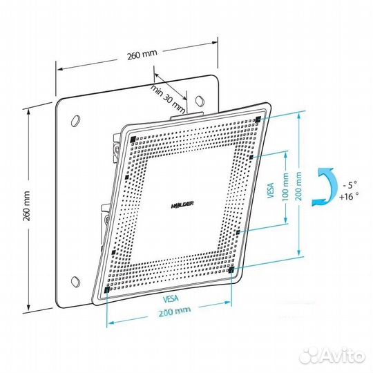 Кронштейн для телевизоров holder LCD-T2802M