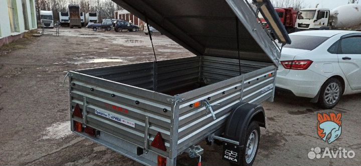 Прицеп. Рассрочка. Имеет высокие борта. Кредит