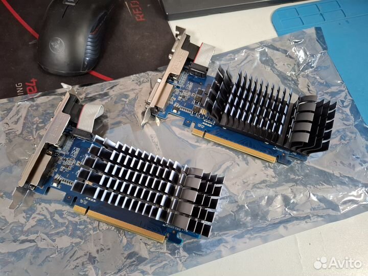 Видеокарта asus GeForce 210 1Gb (hdmi, VGA, DVI) S