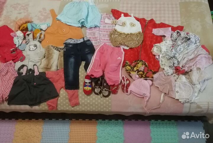 Пакет вещей для девочки от 0 до 1 8 месяцев