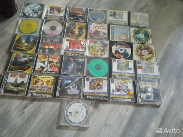 Диски на sony playstation 1