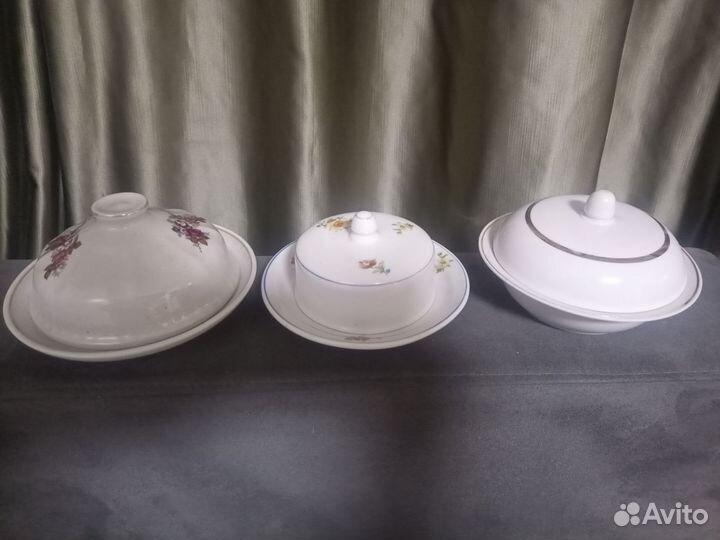 Чайники,сахарницы, маслёнки,молочники