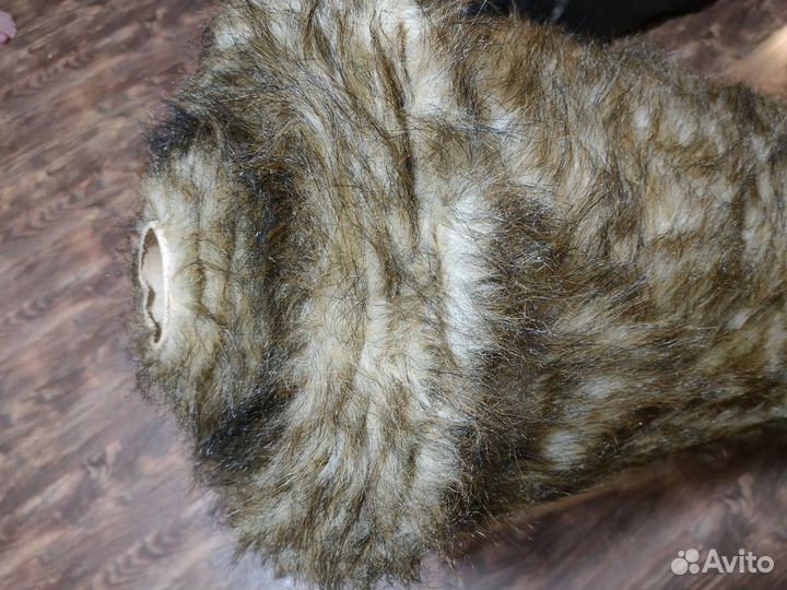 Искусственный мех - Серый волк