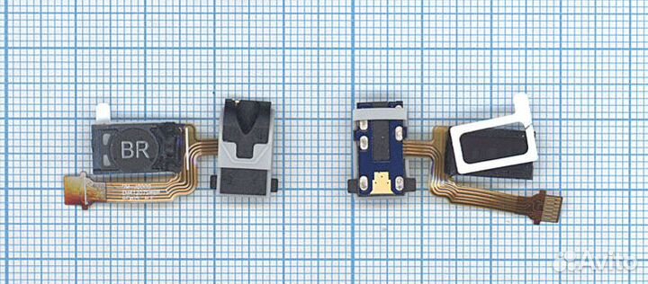 Шлейф аудио разъема Samsung J200