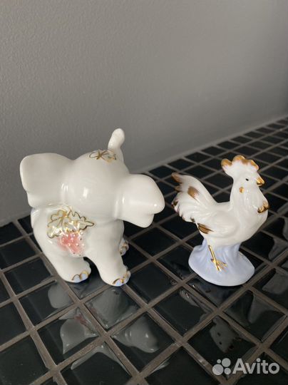 Слоник и петушок