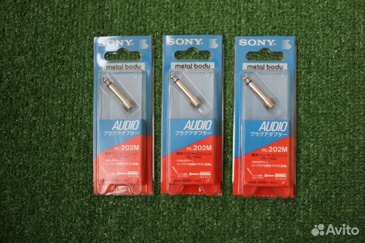 Sony переходники MiniJack-Jack Mono, Japan