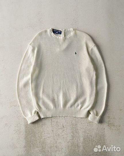 Винтажный свитер джемпер Polo Ralph Lauren Vintage