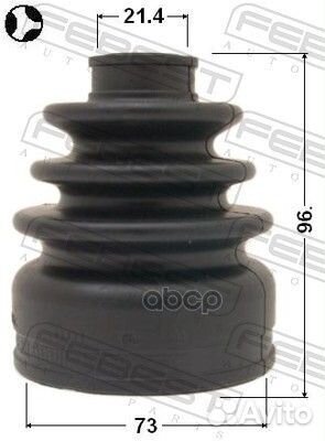 Пыльник шрус внутренний (73x96x21.4) комплект