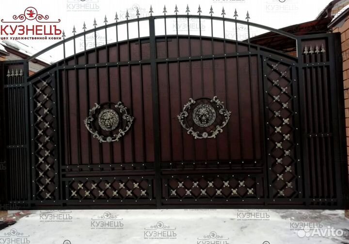 Кованые ворота