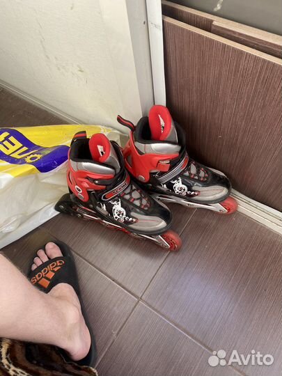Роликовые коньки 35 38 детские