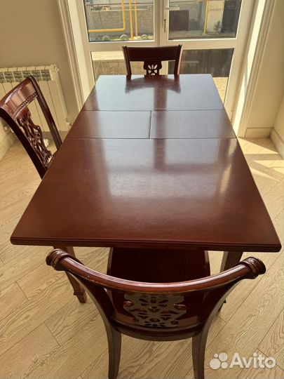 Стол со стульями бу