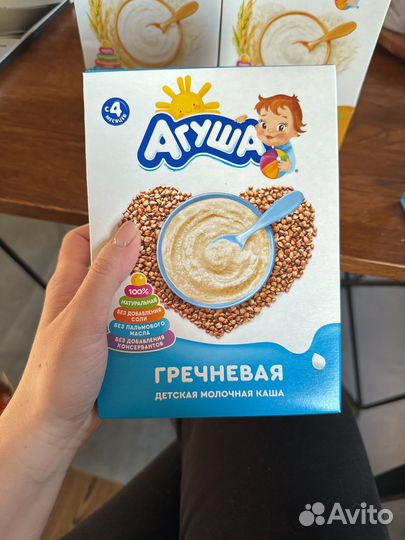 Каши агуша рисовая пшеничная гречневая