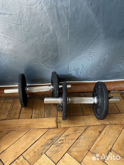 Штанга и гантели разборные бу
