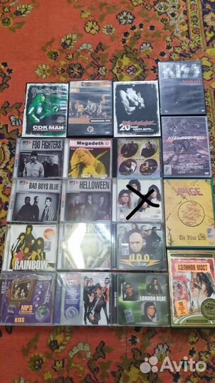 Диски рок/метал в основном