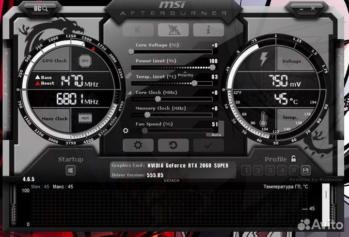 MSI Geforce RTX 2060 super ventus