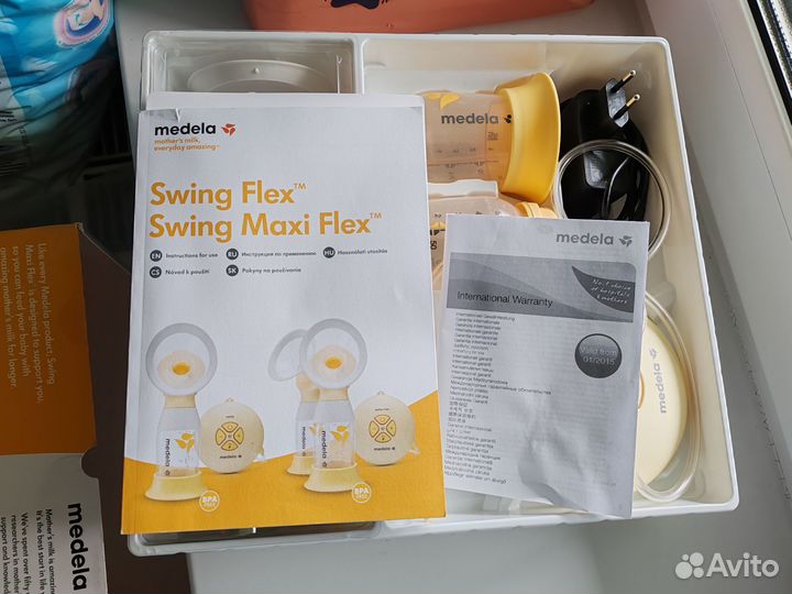 Молокоотсос электрический medela swing maxi flex