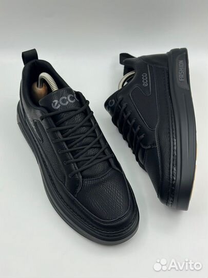 Демисезонные Кеды черные Ecco