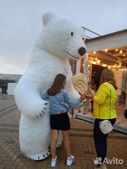 Белый мишка на праздник