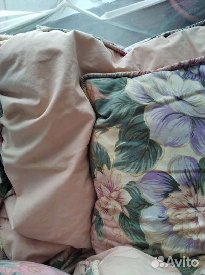 Одеяло 1,5 б/у Шерсть ангорской козы