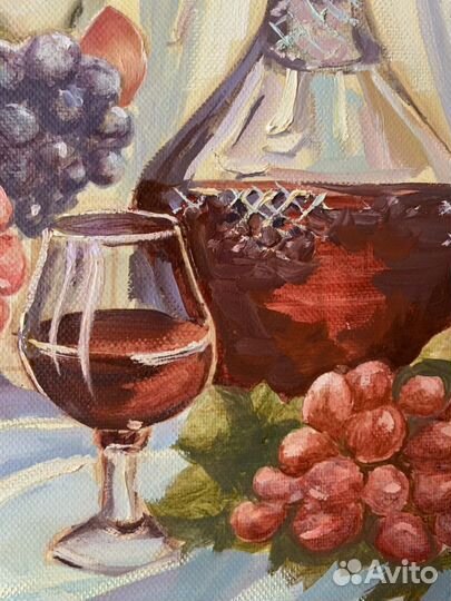 Картина «Летний вечер в Италии». Холст, масло. Под