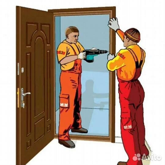 Установка дверей