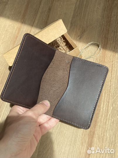 Обложка для паспорта из натуральной кожи