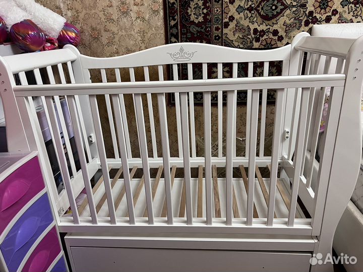 Детская кровать из бука