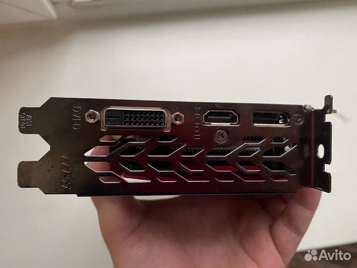 Видеокарта MSI GTX 1050 Ti gaming X 4G