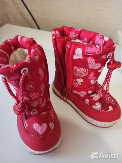 Сапожки для девочки 22 размер