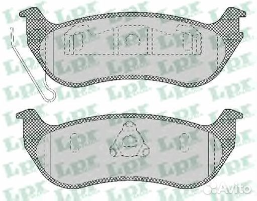 05P1366 Колодки тормозные дисковые