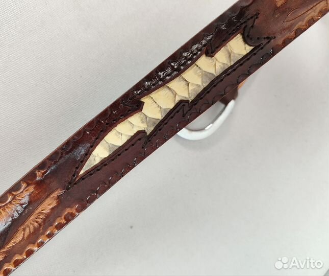 Кожаный ремень ручной работы Harley Davidso