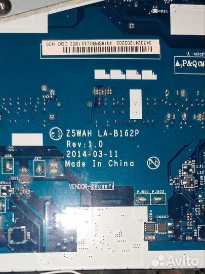 Материнская плата Z5WAH LA-B162P