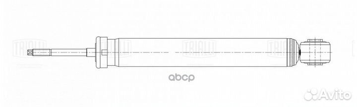 Амортизатор chery indis (09) зад.газ. AG 30506